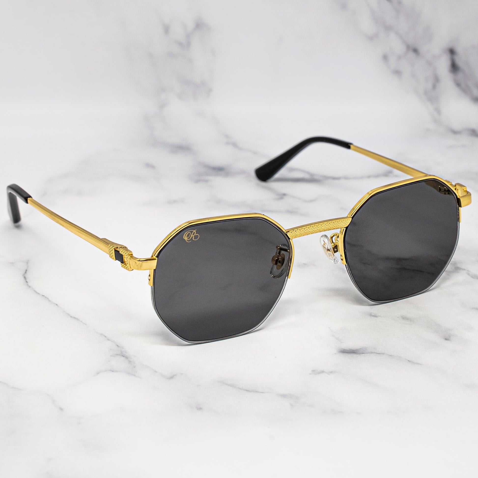 THE REGAL - BLACK GOLD - Rasa Sunglasses