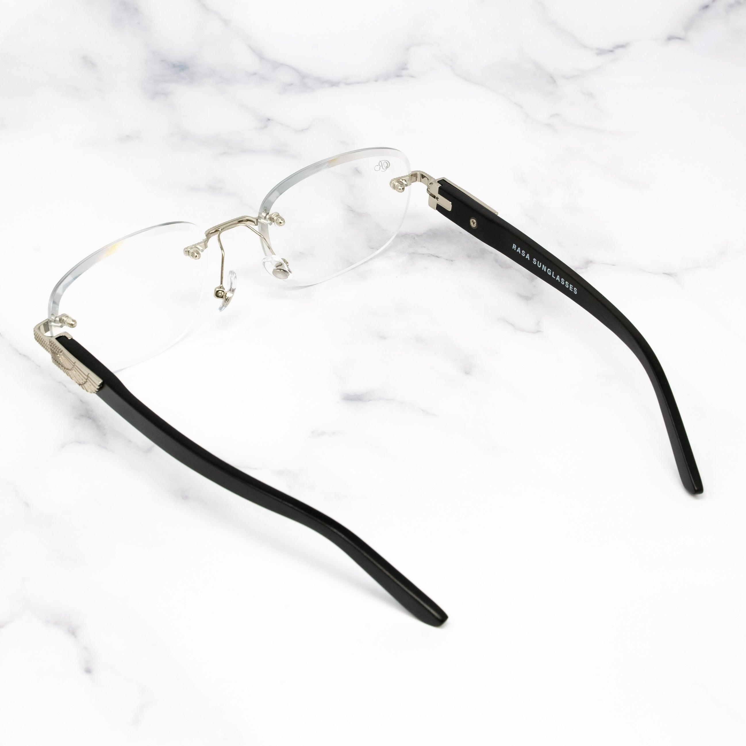 THE PEACHTREE - CLEAR SILVER - Rasa Sunglasses