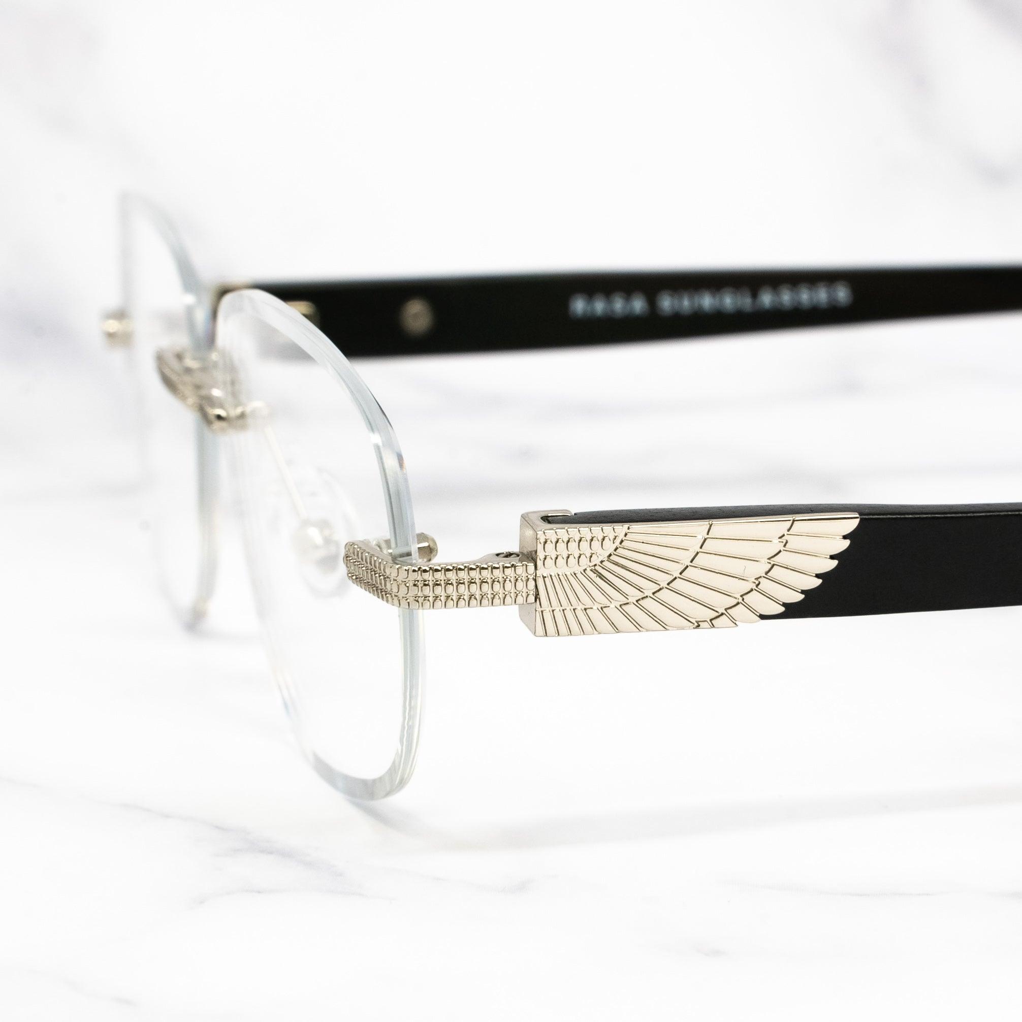 THE PEACHTREE - CLEAR SILVER - Rasa Sunglasses