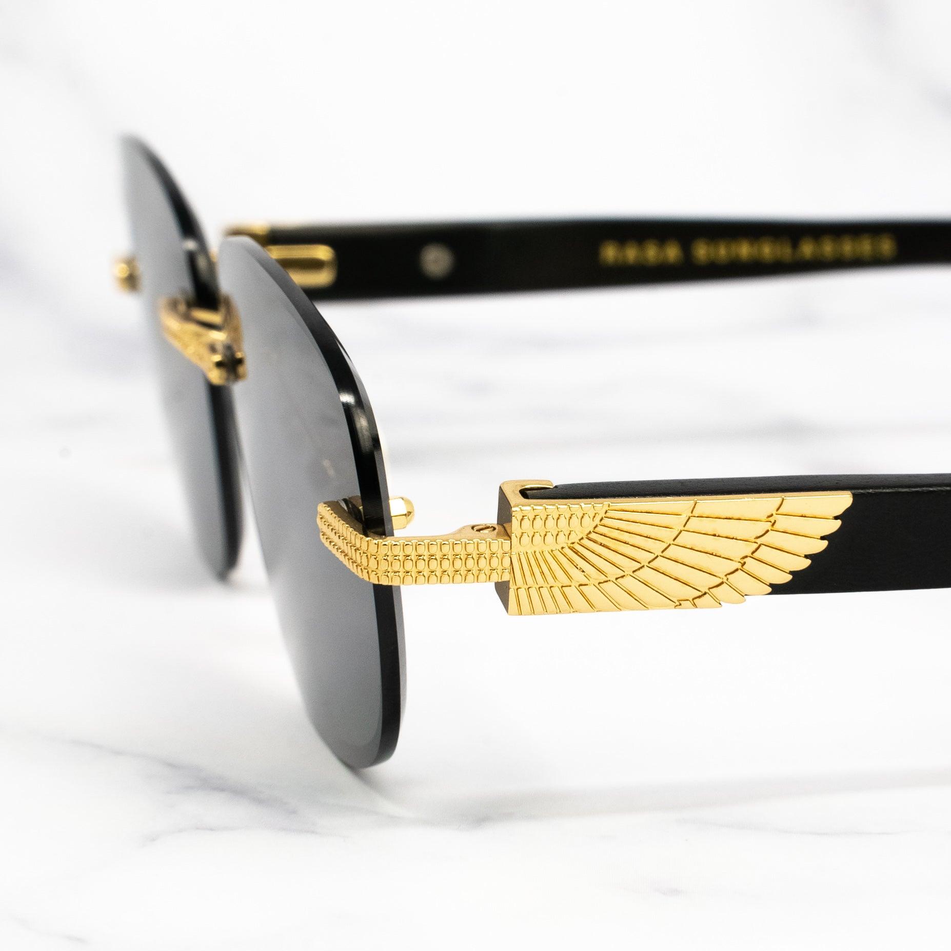 THE PEACHTREE - BLACK GOLD - Rasa Sunglasses